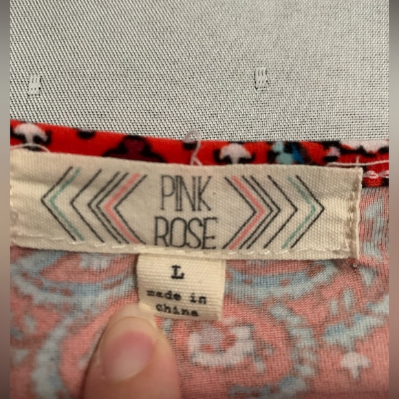 Orange-Patterned Summer Dress - Picture 4 of 5